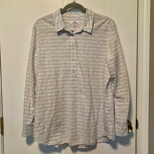 Vineyard Vines | Pink polka dot pop over.